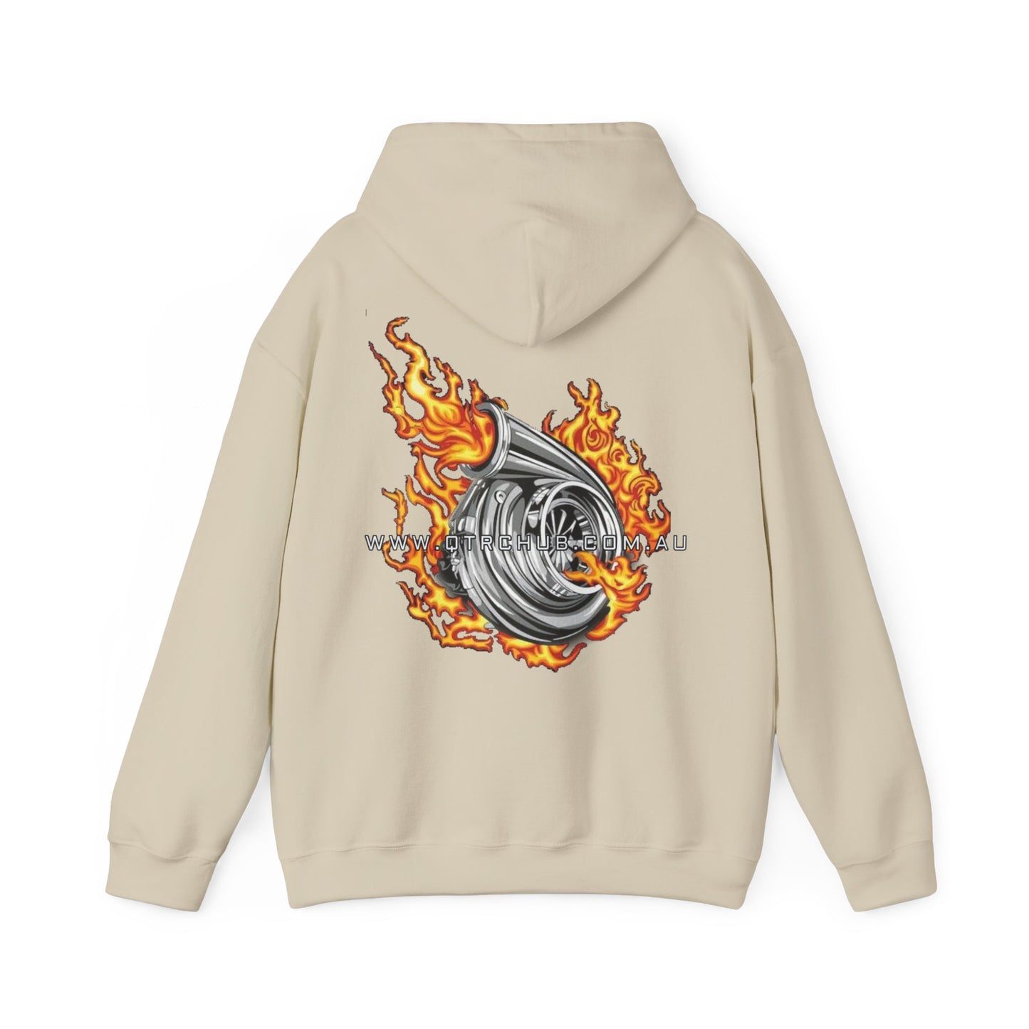 1/4 chub flame  hoodie