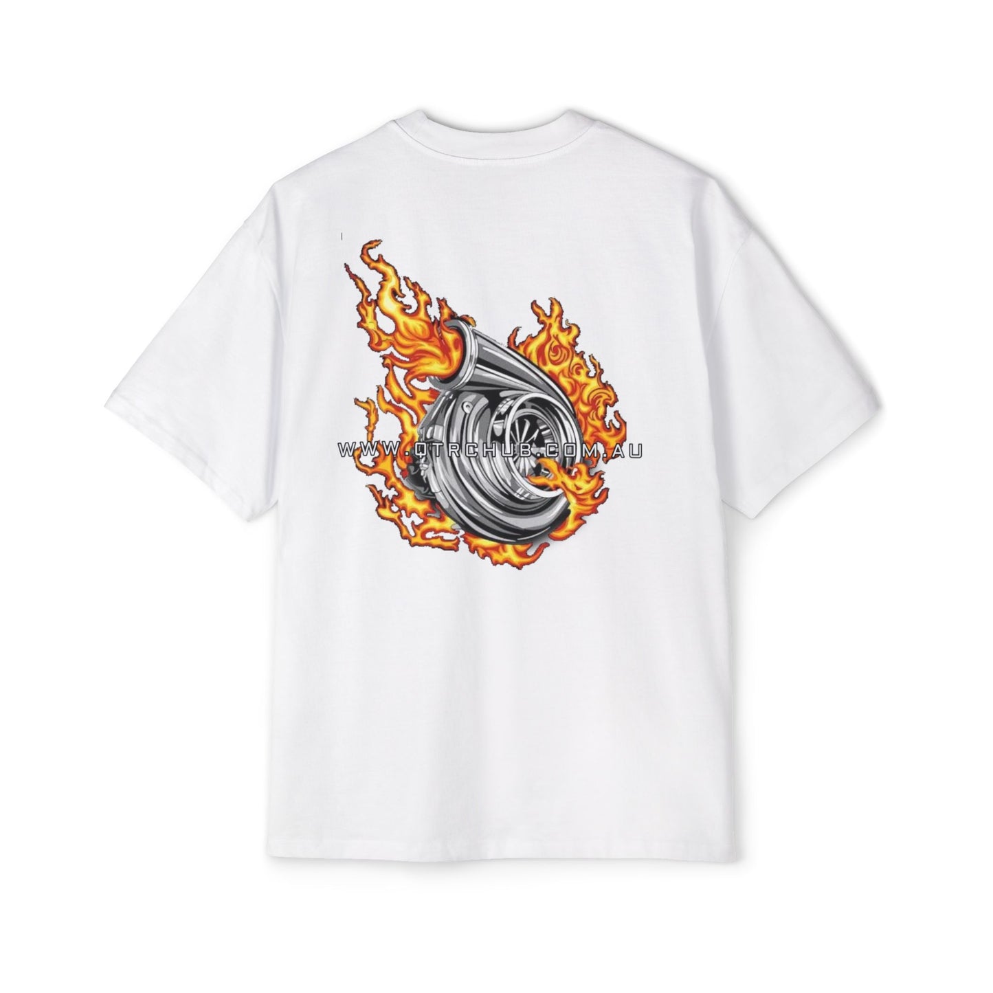 1/4 chub flame Oversized Tee